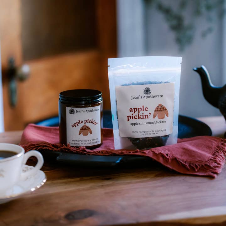 Jean's Apothecare – wholesale Loose tea – Apple Pickin' | Apple Cinnamon Black Tea for a Cozy Holiday9