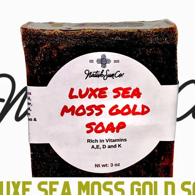 LUXE SEA MOSS SOAP for wholesale by Native Sun Companies LLC