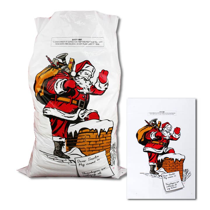 eBuyGB Craft Blanks - Wholesale Christmas decoration - 144 x Pack of 4 Santa Sacks Stocking Father Christmas Xmas1