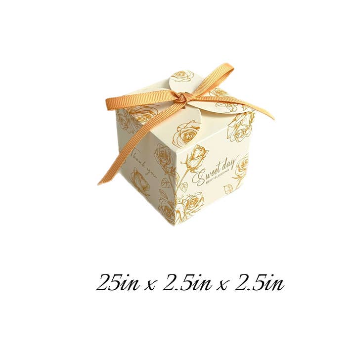 ANYGIFTGOODPACKINGBOX – wholesale Party favour bag/box – Ivory flower Ribbon Gift Box – Candy Box2