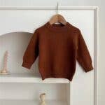 MyKids-USA® - Wholesale Knit Sweater - Baby - Baby Girl 4 Colors Solid Knitting Sweater Round Collar Pullover11