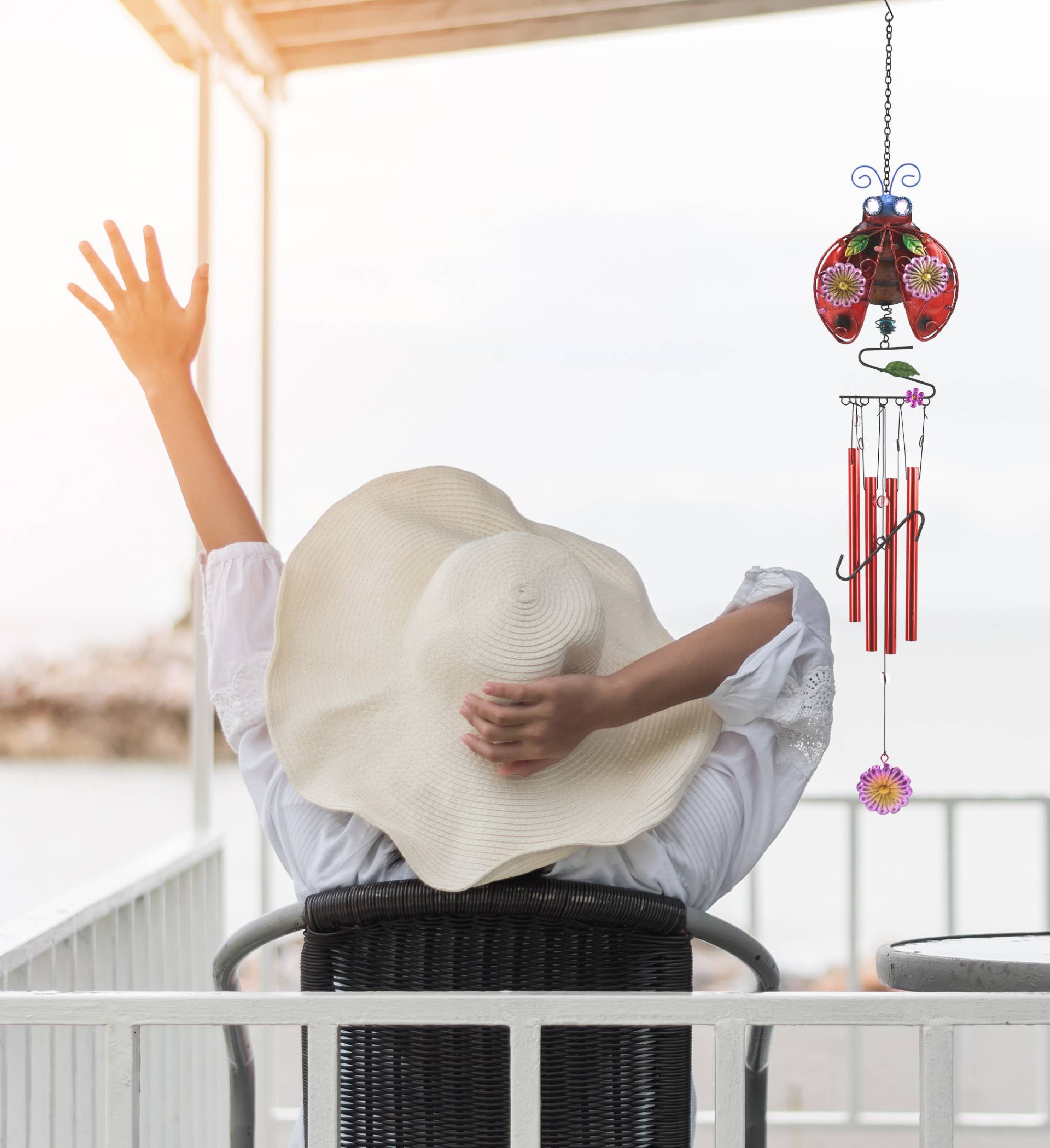 Cota Global - Wholesale Wind Chime - Wind Chime - Ladybug5