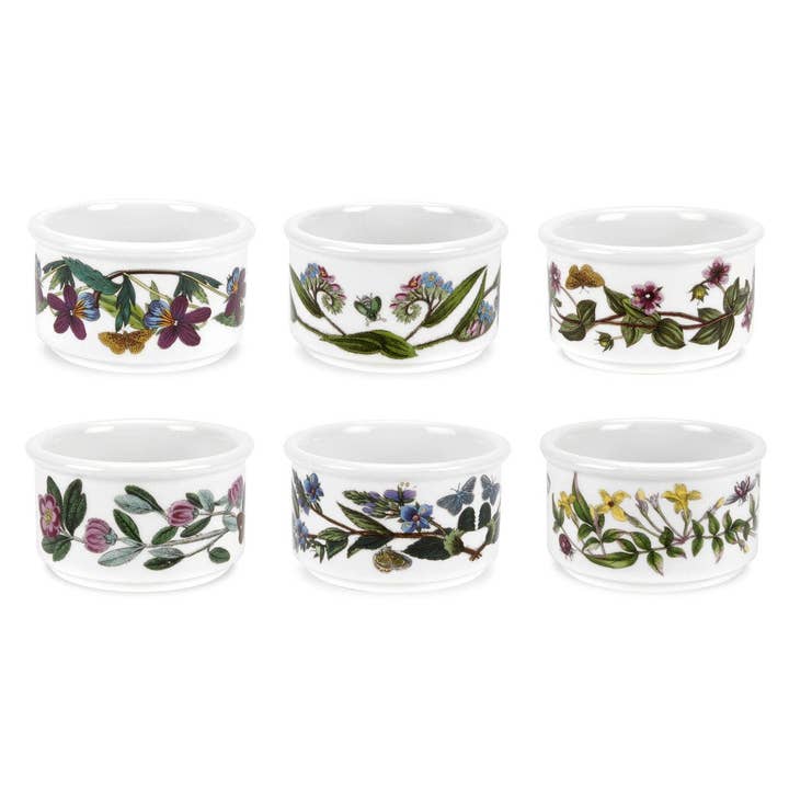 Botanic Garden Ramekins (Stackable) (Asst Motif) for wholesale by Portmeirion, Spode, Pimpernel, Nacthmann, Wrendale Designs