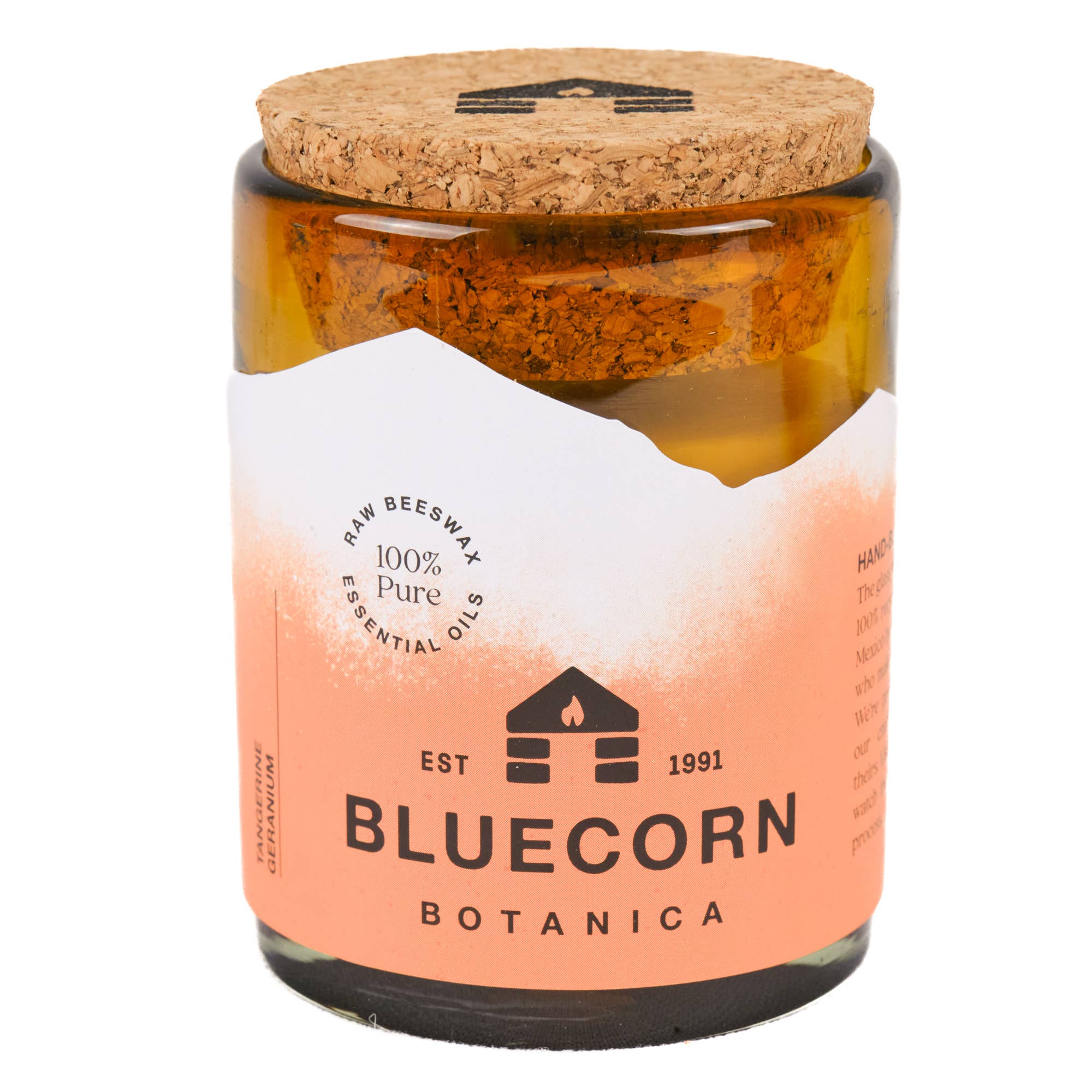 Bluecorn Candles - Wholesale Jar/Filled Candle - Scented Beeswax Candles - Pure Essential Oils - Blown Glass Holders1