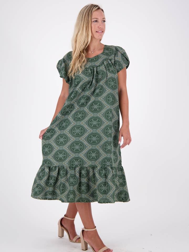 Print House Dress 569 for wholesale by Advance Apparels