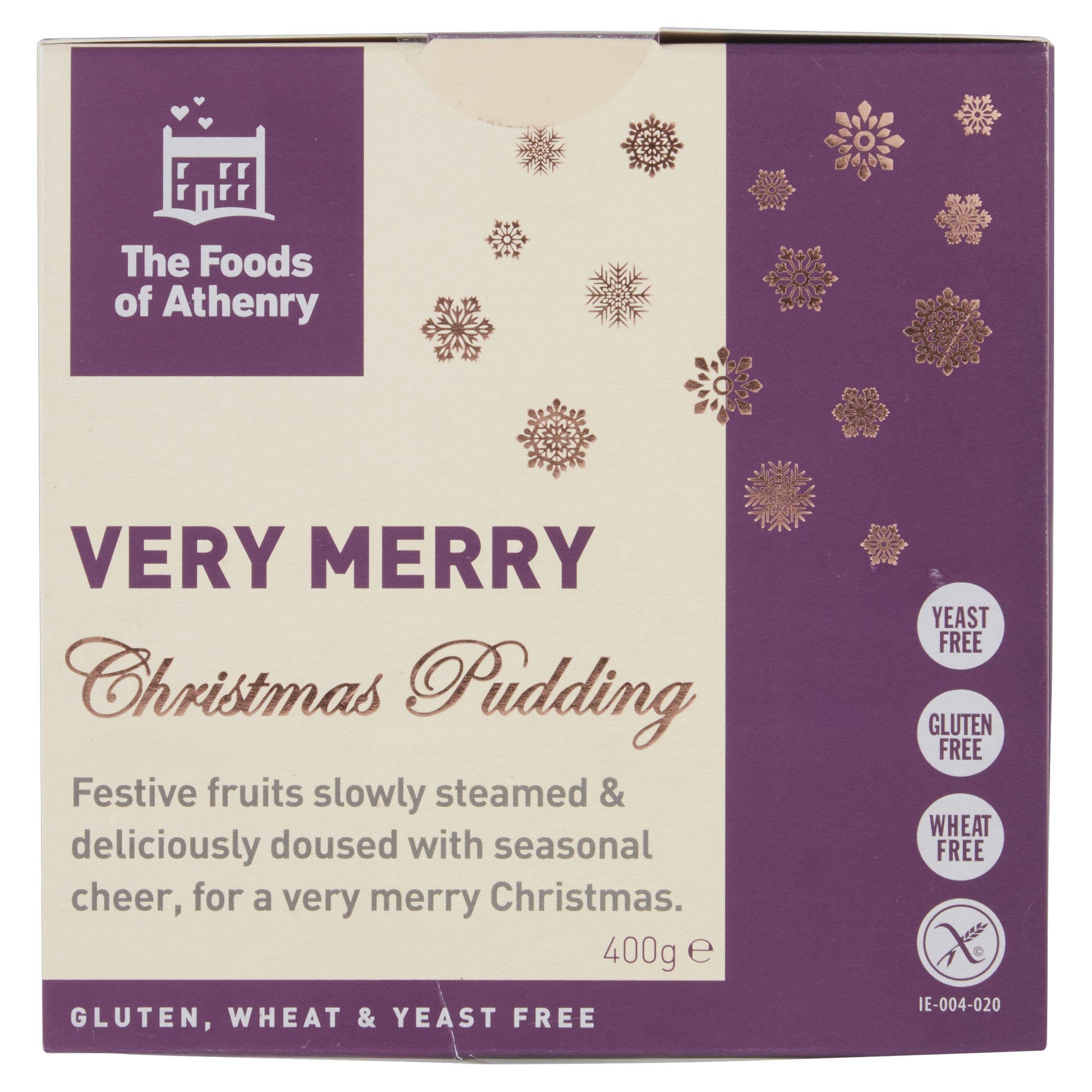 The Foods of Athenry - Wholesale Pudding - Christmas Pudding (Made With Butter)0
