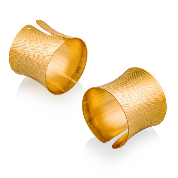 CLASSIC TOUCH DECOR INC. - Wholesale Napkin ring - Set Of 6 Gold Napkin Rings2