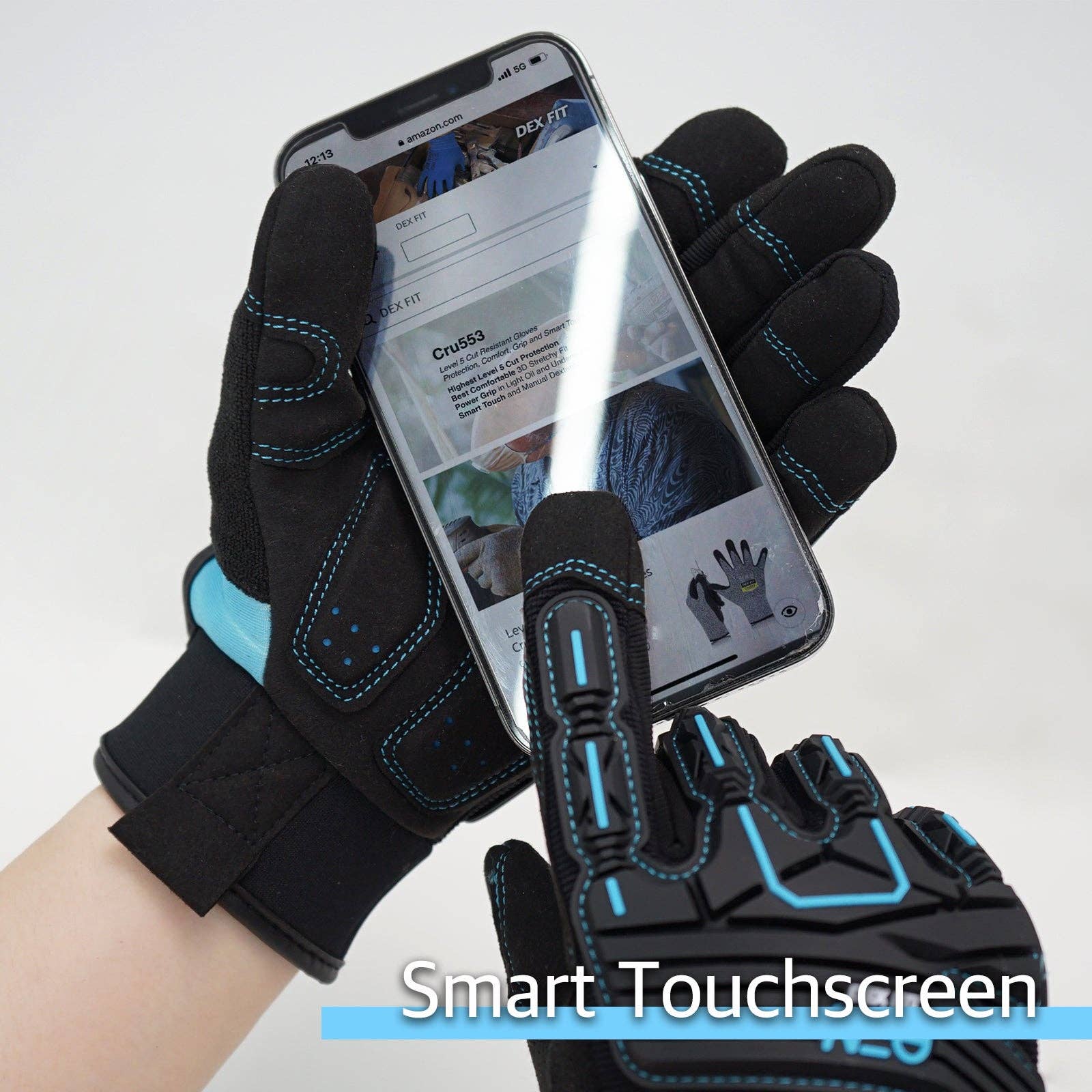 Muveen – wholesale Gloves – Men’s – Dex Fit Mechanic Gloves MG310 Impact - Black3