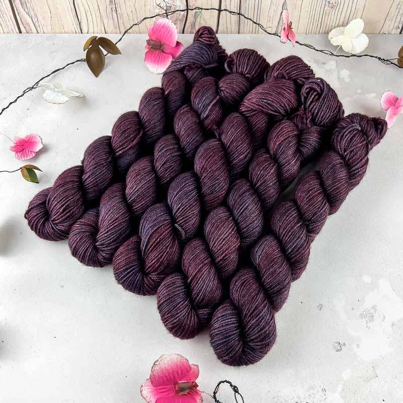 Orchidean Luxury Yarns - Wholesale Yarn - Mulberino 4ply  Merino Silk and Yak yarn dyed to order11