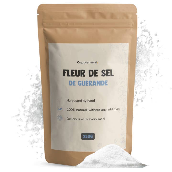 Flor de Sal de Guérande - 250 gramos para venta al por mayor de Cupplement b.v.