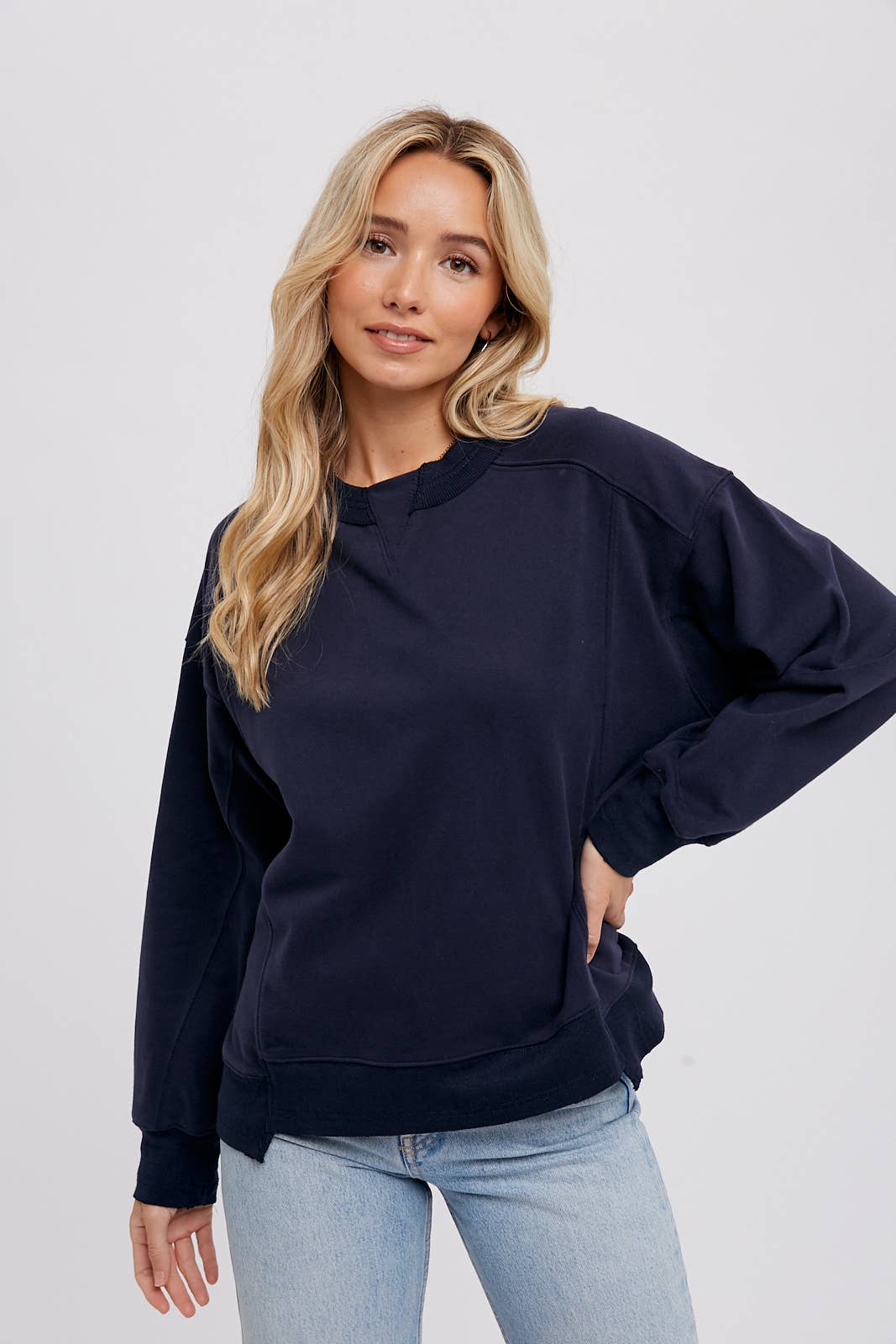 Bluivy - Wholesale Sweatshirt - Women's - BOXY SWEATSHIRT2