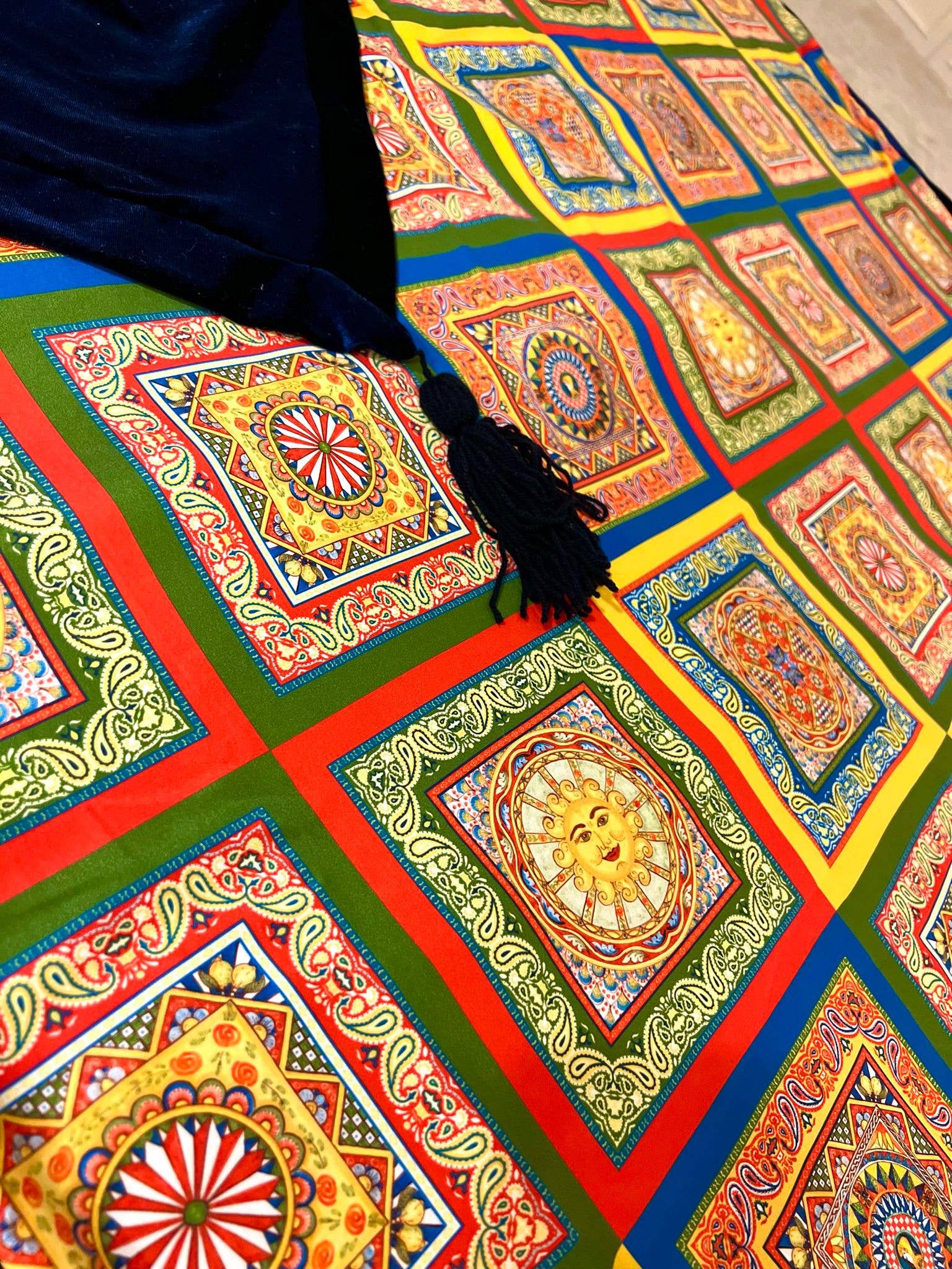 La Vie En Rose - C.I.D.A. s.r.l. - Wholesale Bedding Blanket - Multicolor Folk blanket - Home Design2