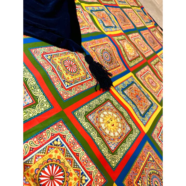 La Vie En Rose - C.I.D.A. s.r.l. - Wholesale Bedding Blanket - Multicolor Folk blanket - Home Design2