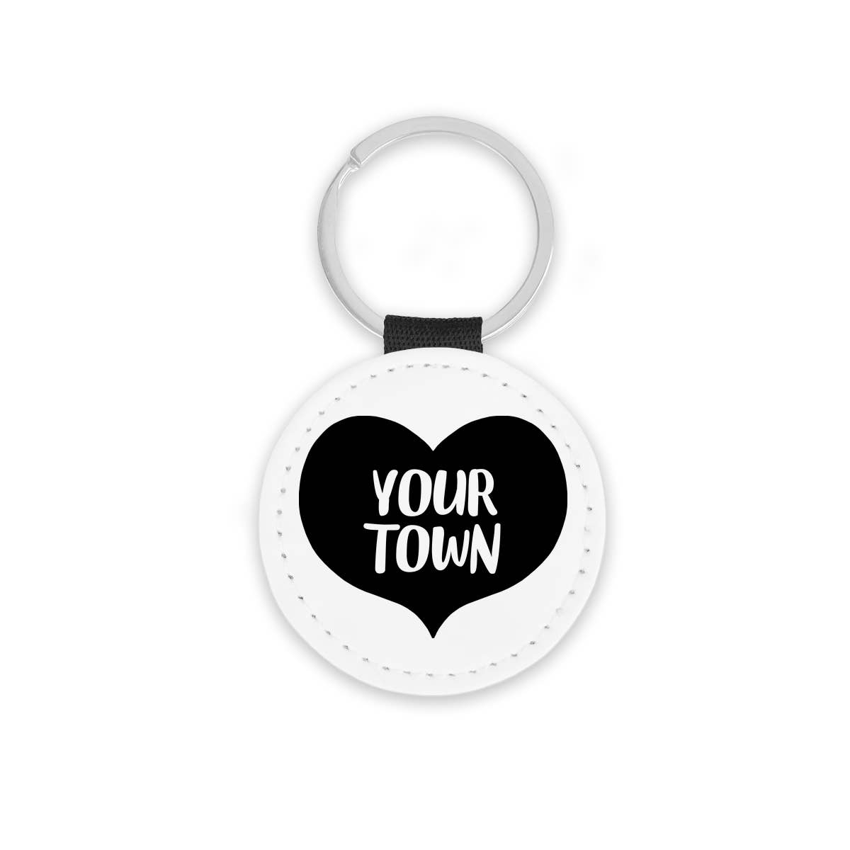 Rock Scissor Paper - Wholesale Keychain – Women's - Personalized City Key Chain Big Heart2