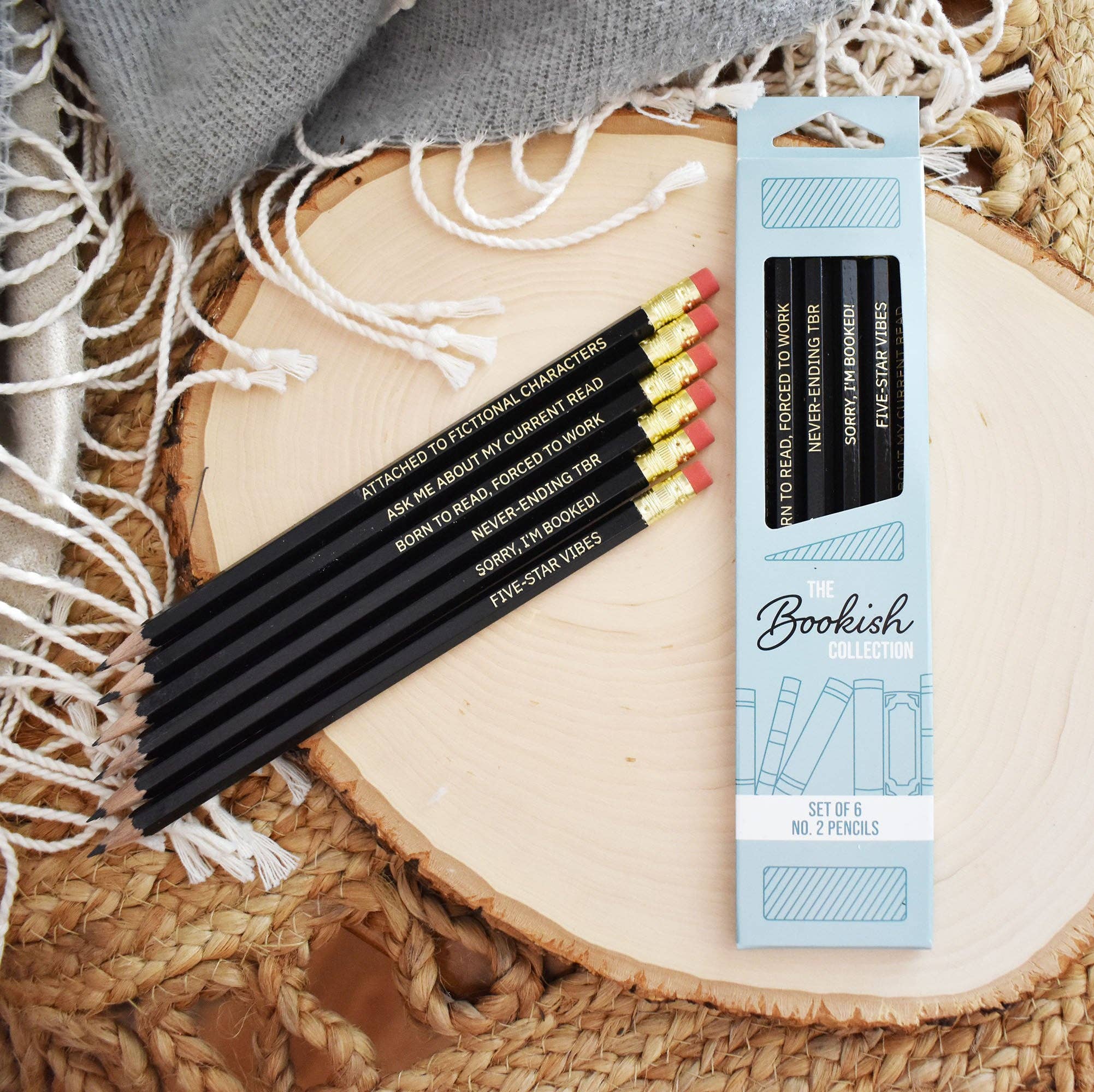 Wild North Co - Wholesale Pencil - The Bookish Collection Pencil Set2
