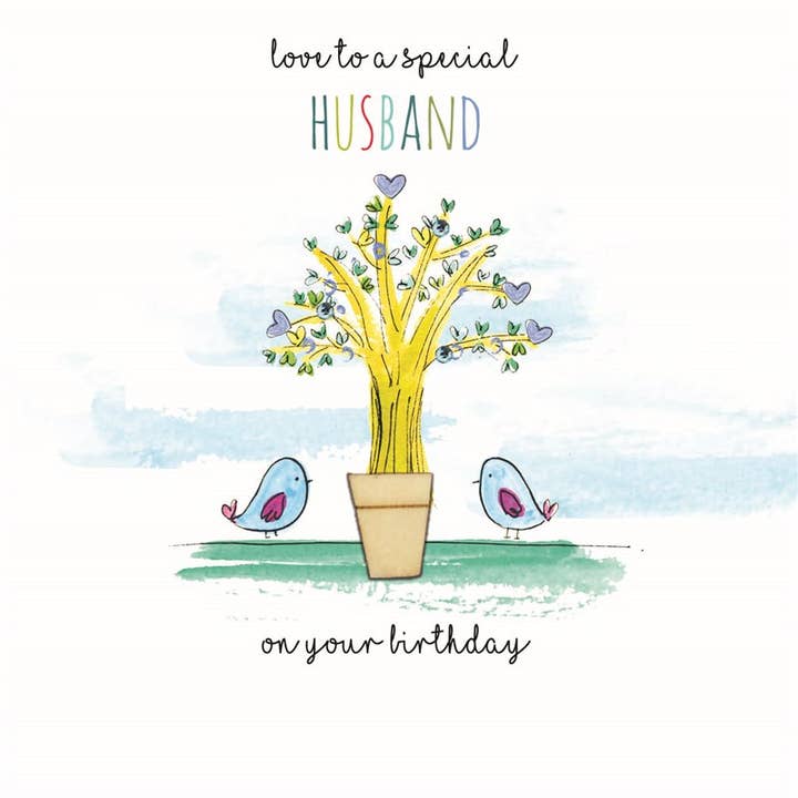 LOVE TO A SPECIAL HUSBAND for wholesale by Laura Sherratt Designs