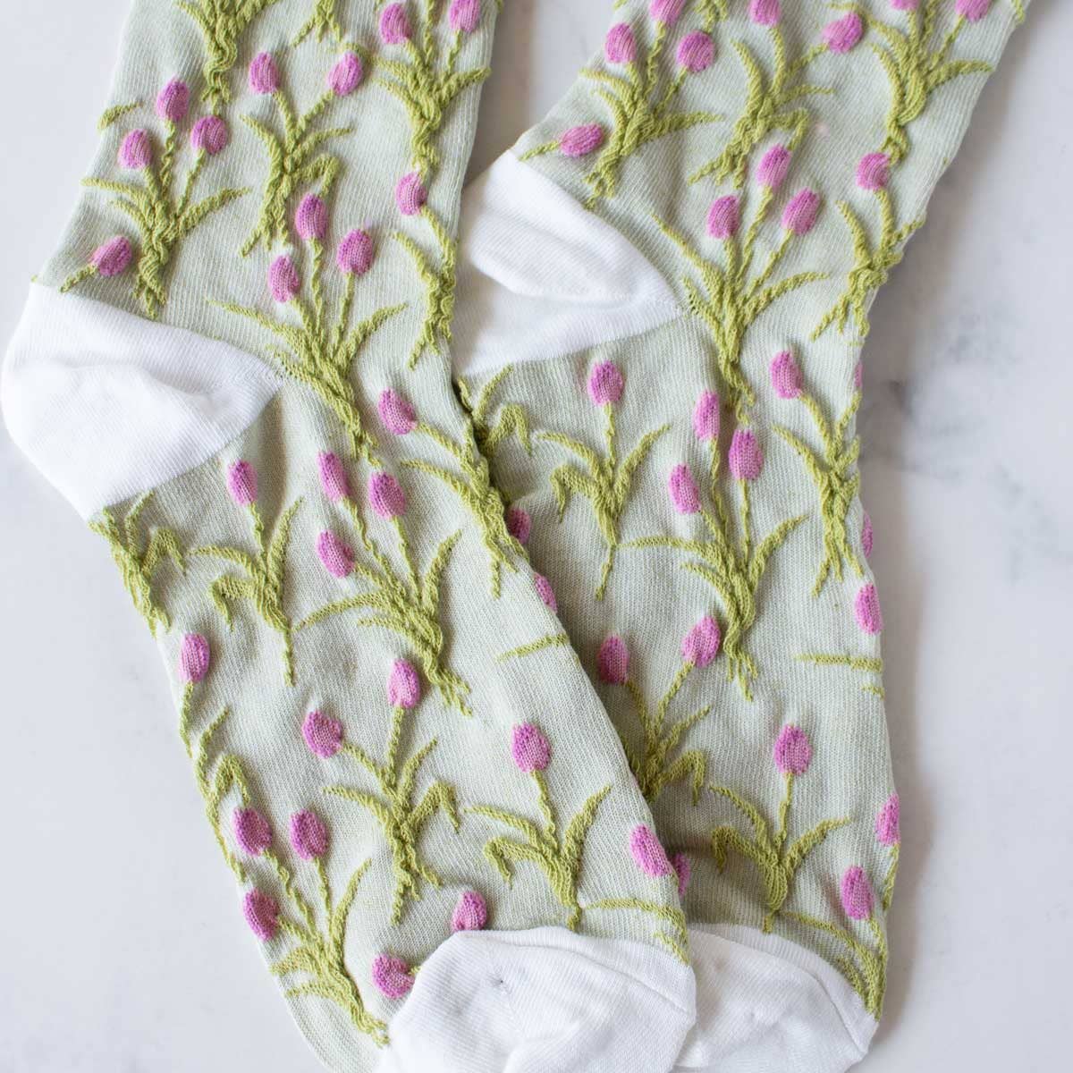 Tiepology - Wholesale Socks - Women's - Vintage Tulip Casual Socks2