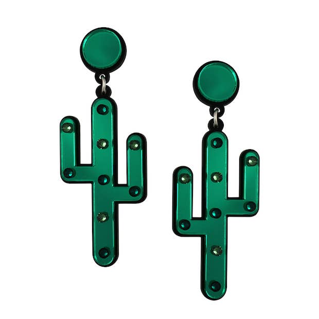 Pendientes de cactus del desierto para venta al por mayor de Jennifer Loiselle Accessories