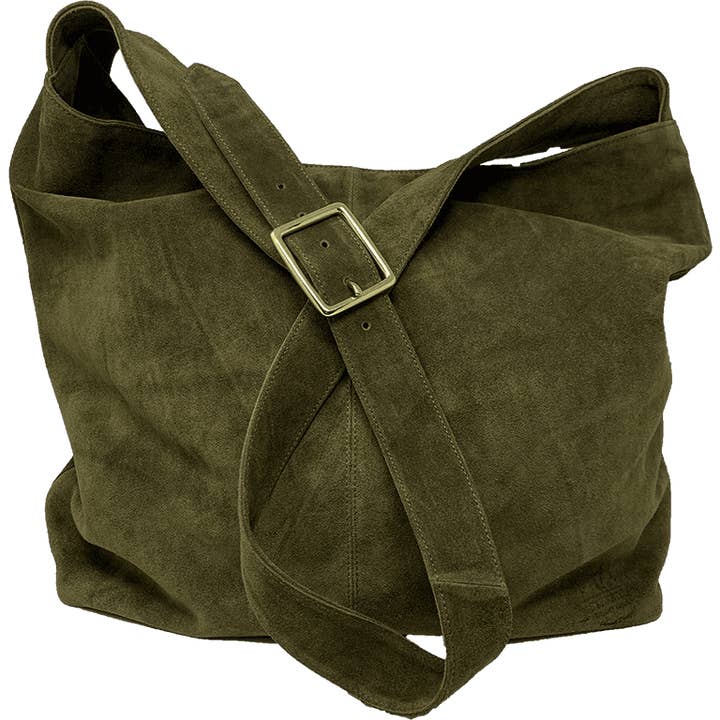 By Fogstrup - Vente Sac porté épaule – femme - Sac en daim extra large4