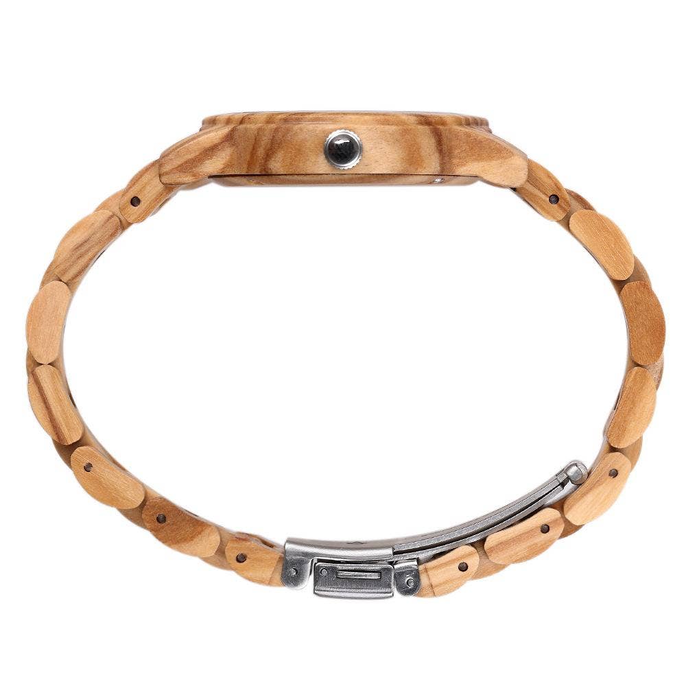 WoodWristCo - Wholesale Wrist watch – Women's - Fashion Premium Green Wooden Quartz Women's Watch15