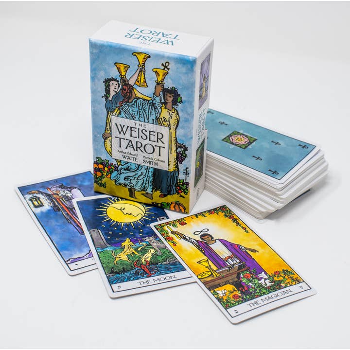 Red Wheel/Weiser LLC - Wholesale Tarot Cards - The Weiser Tarot (78 Cards and 64 Page Book)2