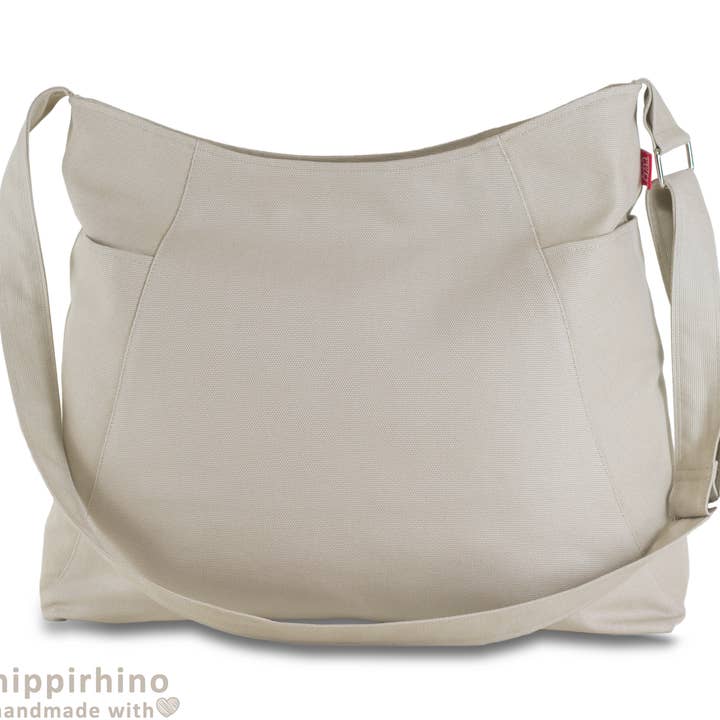 Crossbody Hobo Bag Handmade Multi-Pocket Canvas Bag Eco Bag for wholesale by hippirhino