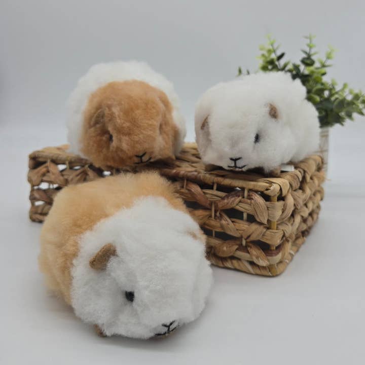 WUAMAN - Alpaca – wholesale Fyllda/plyschleksaker - Barn och baby – Alpacka fyllda djur | Baby marsvin 6" | Handgjorda