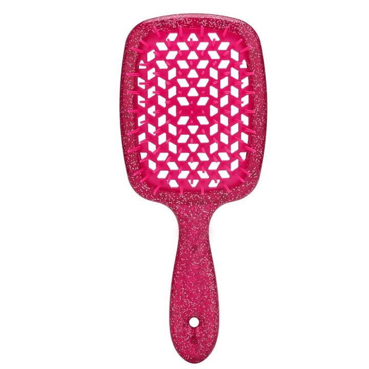 MEHIAZ - Wholesale Hair Brush/Comb - Glitter Vent Paddle Hair Brush – Detangling & Styling Brush5