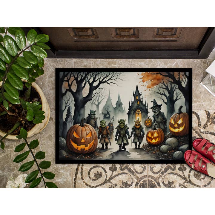 Orcs Spooky Halloween inomhus- eller utomhusmatta 24x36 för wholesale av Caroline's Treasures
