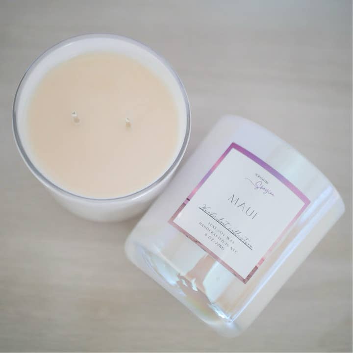 Maui- 8 oz Luxury Soy Candle / Wanderlust Collection for wholesale by Scented By Shayian