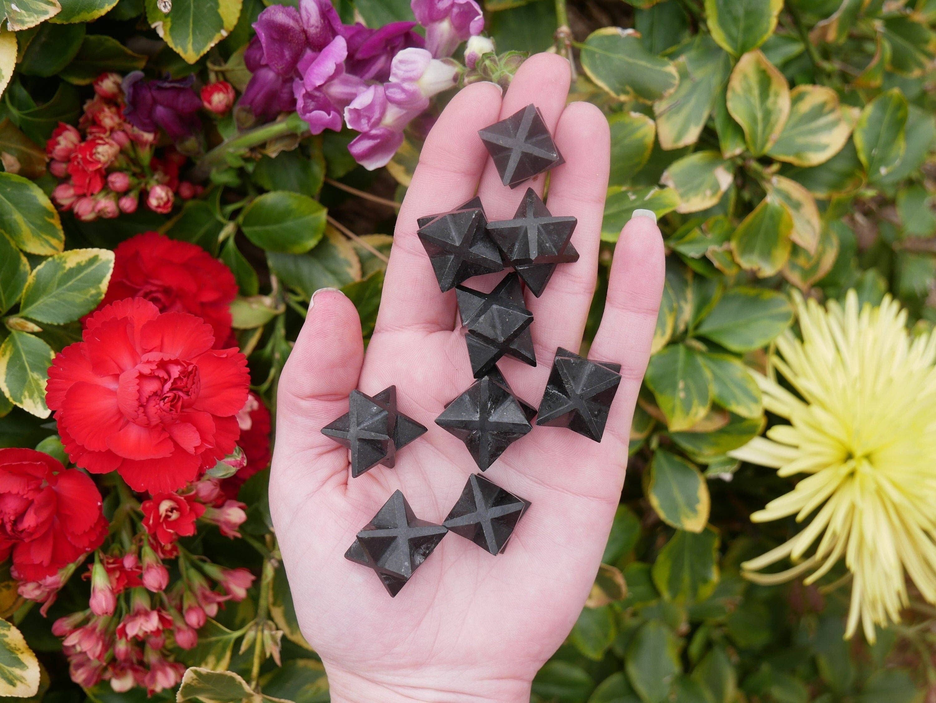 The Healing Sanctuary - Wholesale Spiritual Stone/Crystal - Black Tourmaline Merkaba Stars