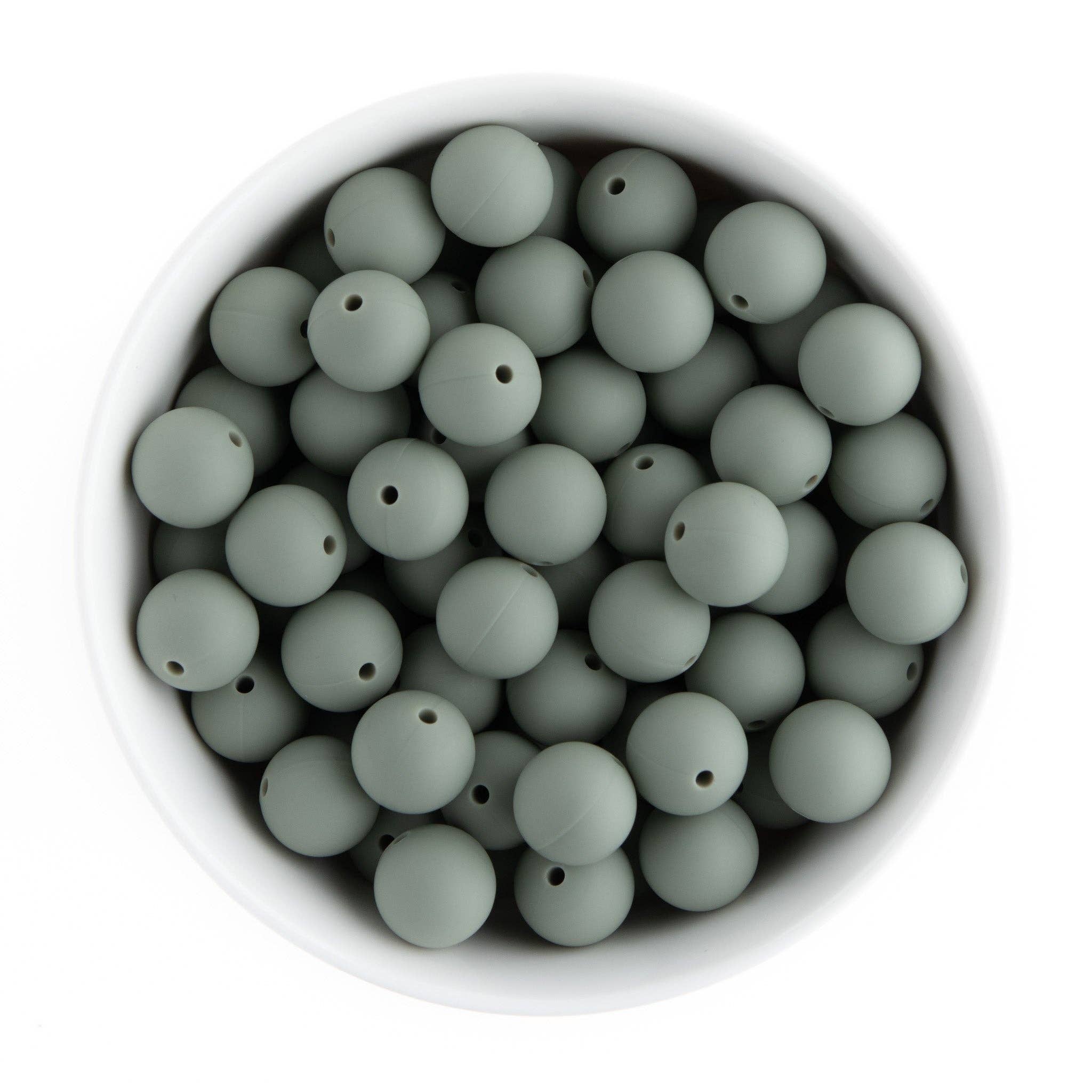 Cara & Co Silicone Craft Supply - Wholesale Beads - 15mm Round Silicone Beads44