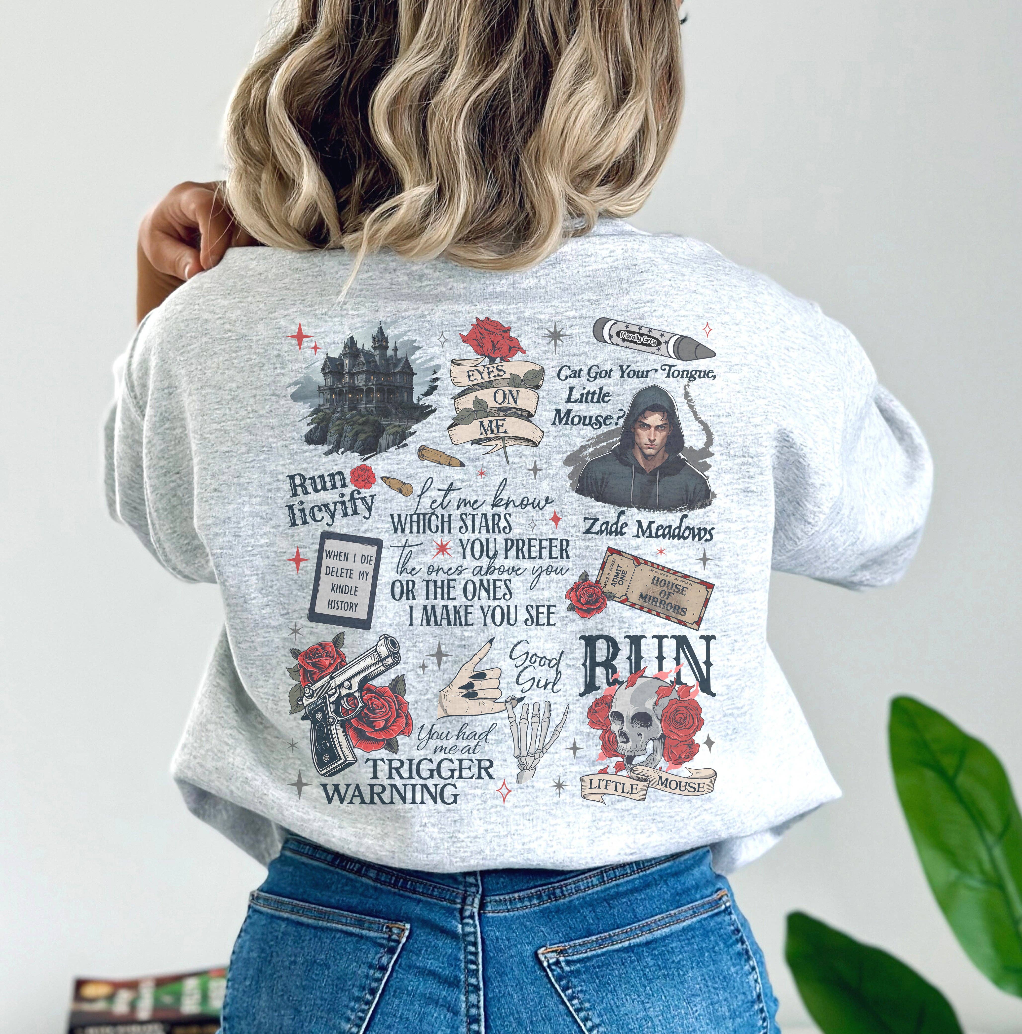 MagicMerchEmporium - Wholesale Graphic Sweatshirt - Unisex - Run Little Mouse Sweatshirt0