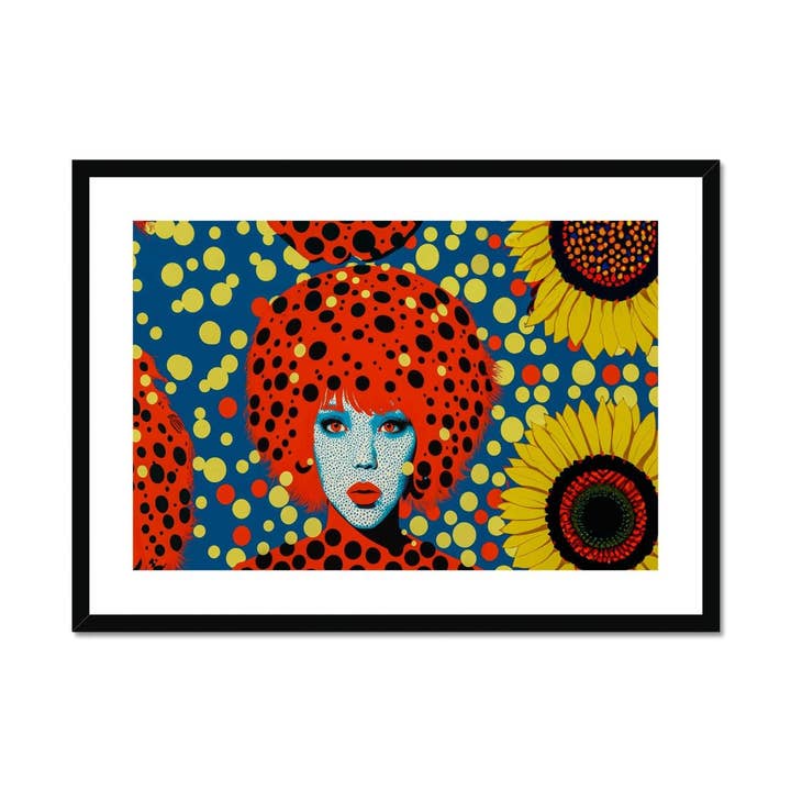 Yayoi Framed & Mounted Print for wholesale by Pixel Gallery