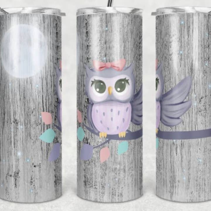 Owl 20 oz Stainless Steel Insulated Tumbler for wholesale by Fandangles