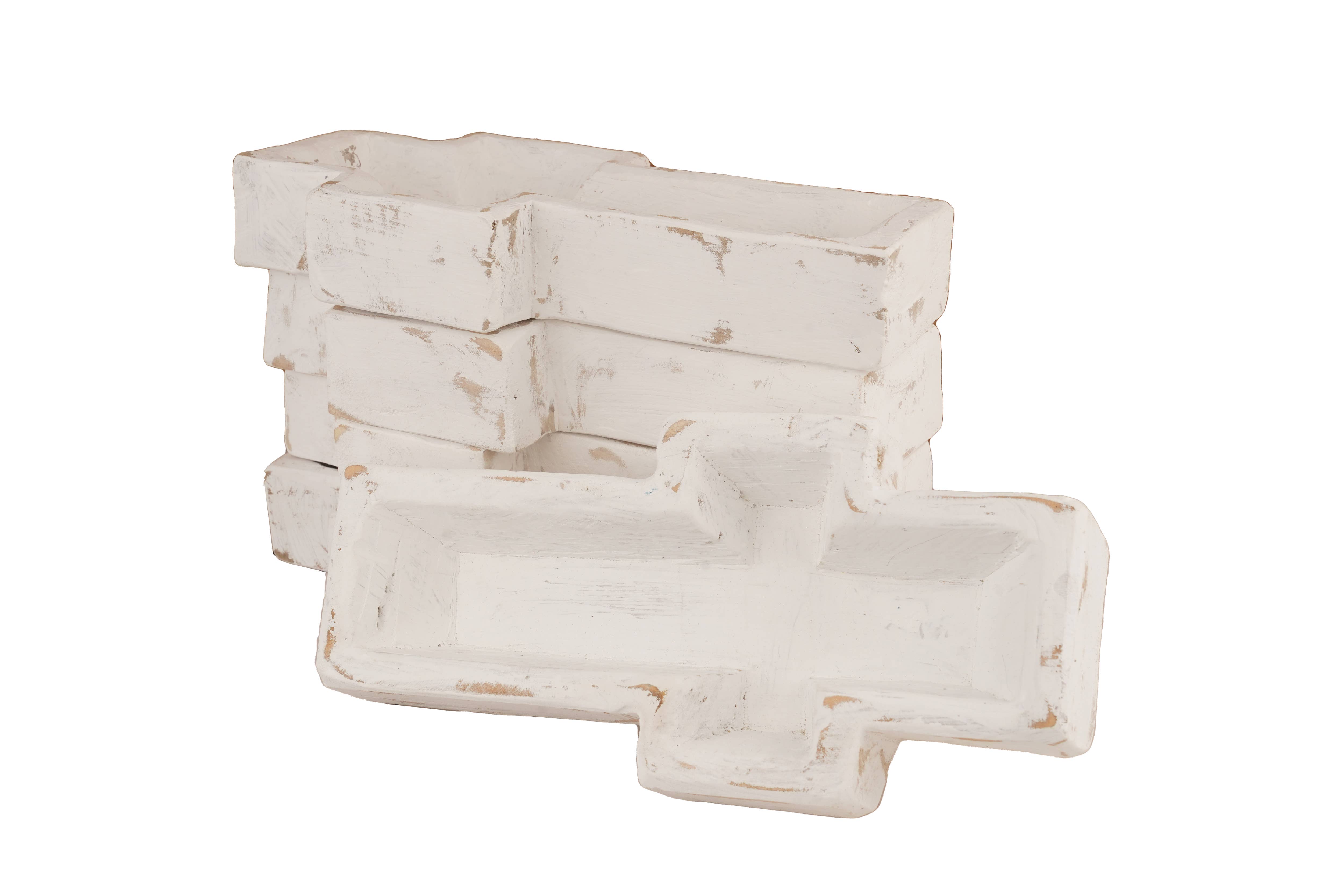 My Amigos Imports - Wholesale Decorative plate/dish/bowl - Home Decor #2-Cross Dough Bowl-Small-6x12 inches1