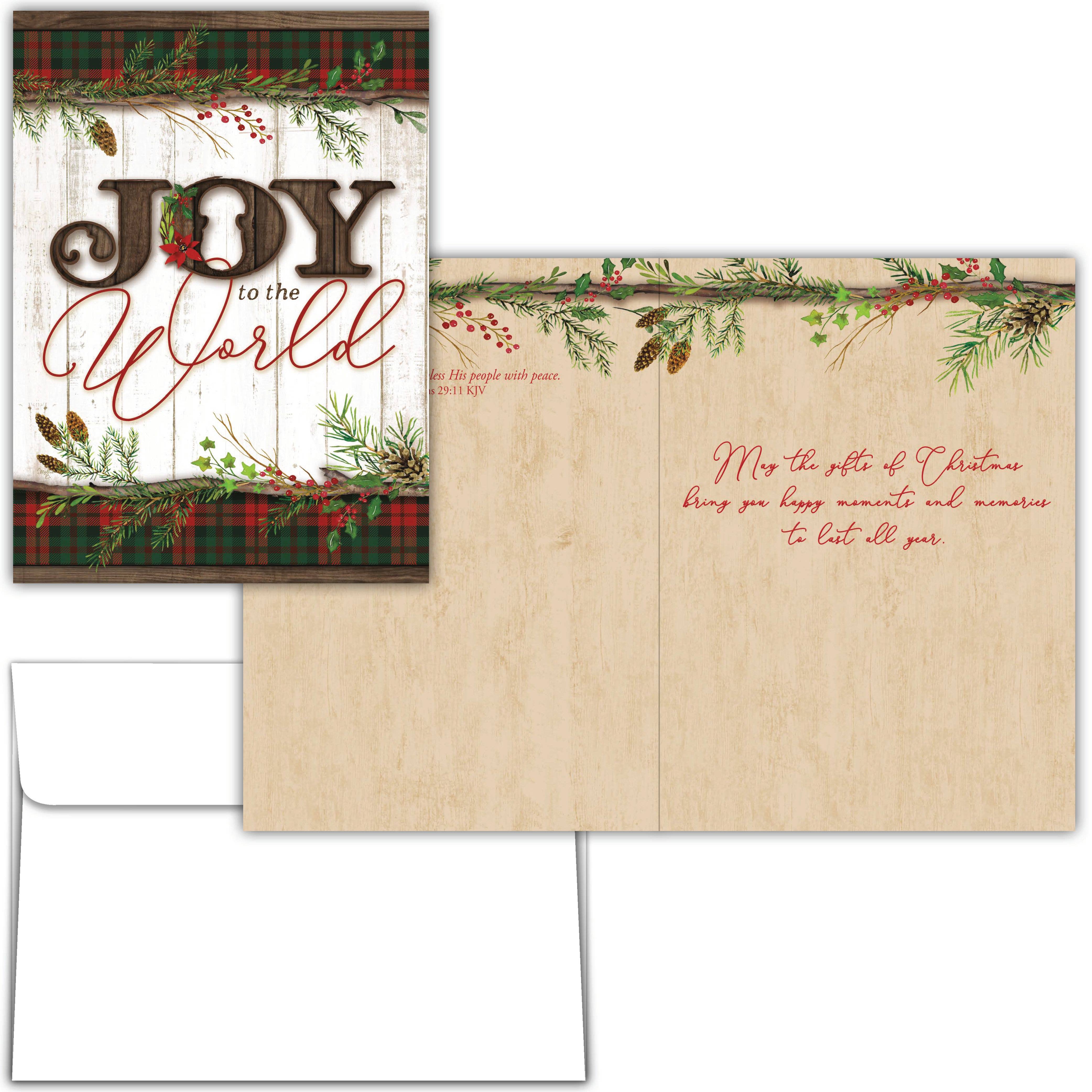 Crown Point Graphics - Wholesale Christmas Card - Religious Boxed Christmas Cards, Joy to the World, 12 Cards10