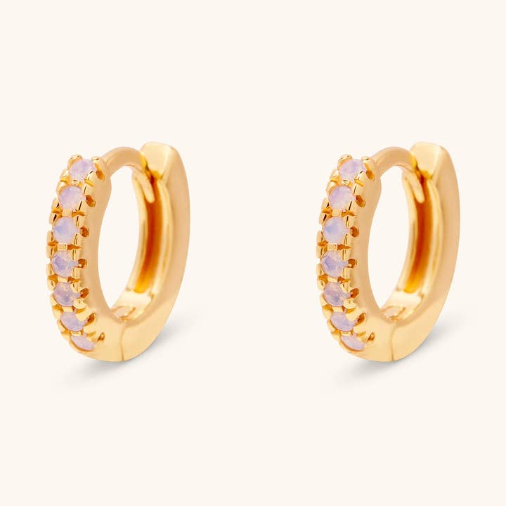 Tory Huggie- Opal for wholesale by Lola & Tae