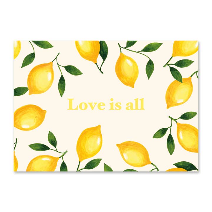 MÉLANIE VOITURIEZ – wholesale Love card – Love is all card