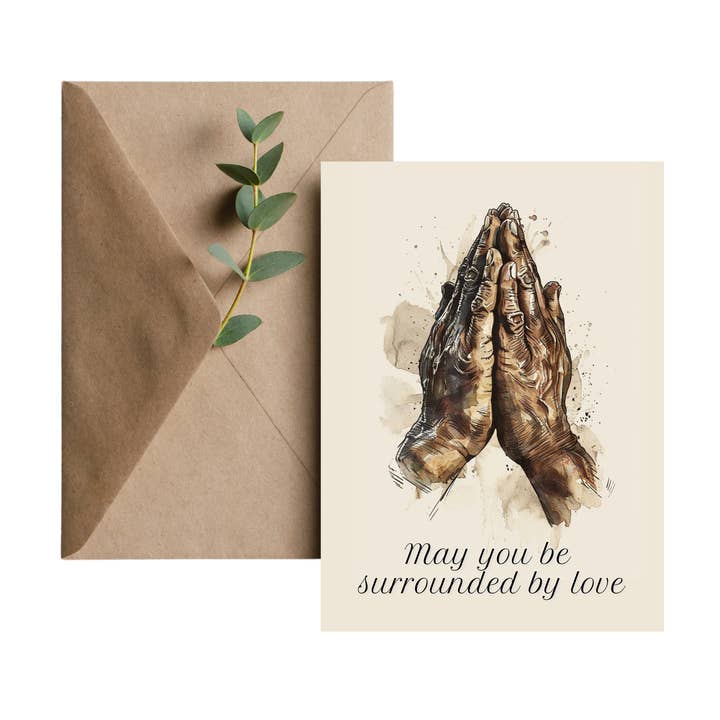 Wishing You Peace Sympathy Greeting Card for wholesale by You Go Girl