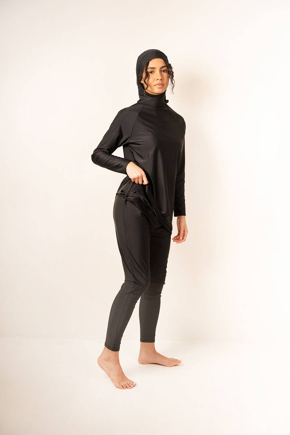 Black Plus Size Burkini/HY2470 for wholesale on Faire3