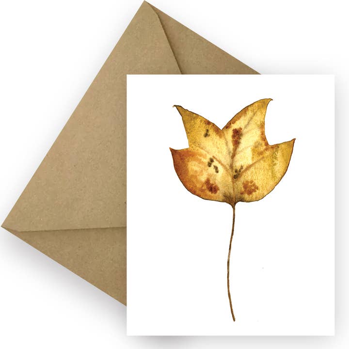 Carte de voeux Tulipier pour la vente par KCM Studio INK