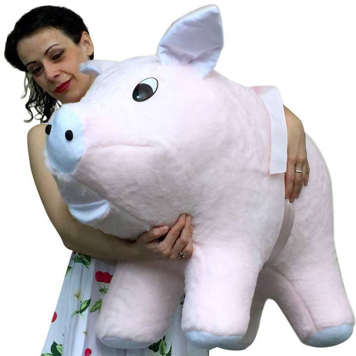 Big Plush - Wholesale Stuffed/Plush Toy - Kids & Baby - American Made Giant Stuffed Pink Pig 32 Inch Soft Big Plush