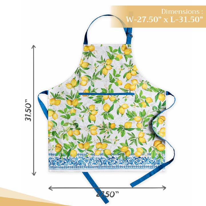Maison d'Hermine - Design in Every Thread - Wholesale Apron - Apron 100% Cotton - Spring/Summer - Cedrat3