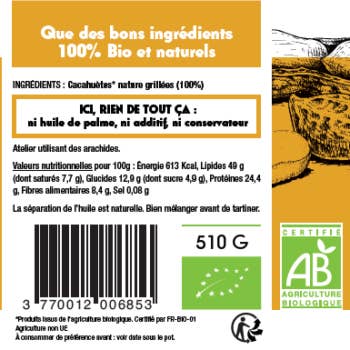 SPORT'N BIO - Wholesale Nut Butter - The Natural Peanut Butter Spread2