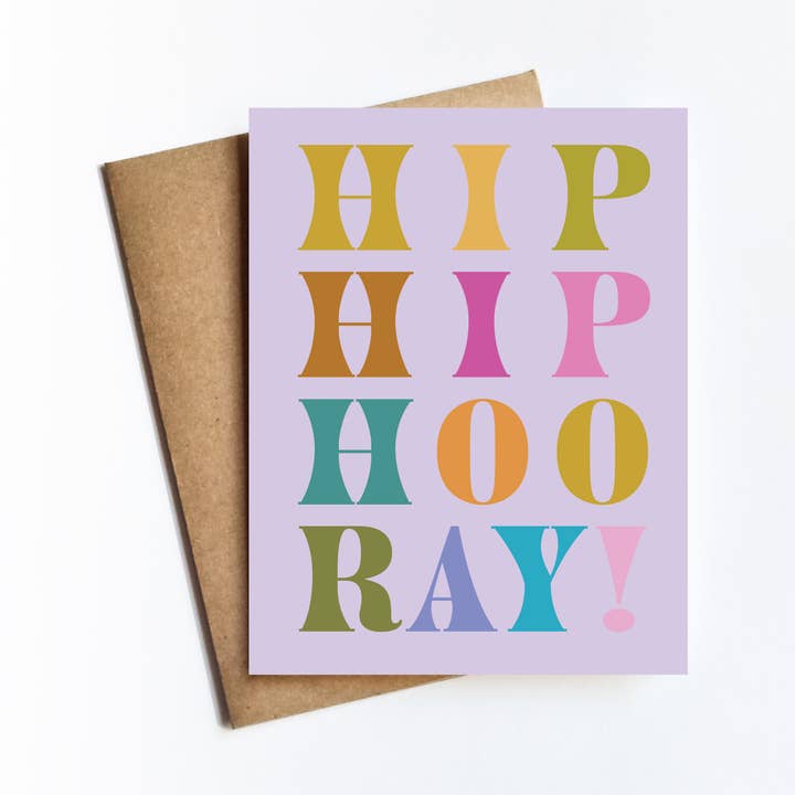 Kate Moore Creative Studio - Wholesale Congratulations Card - Hip Hooray Card0