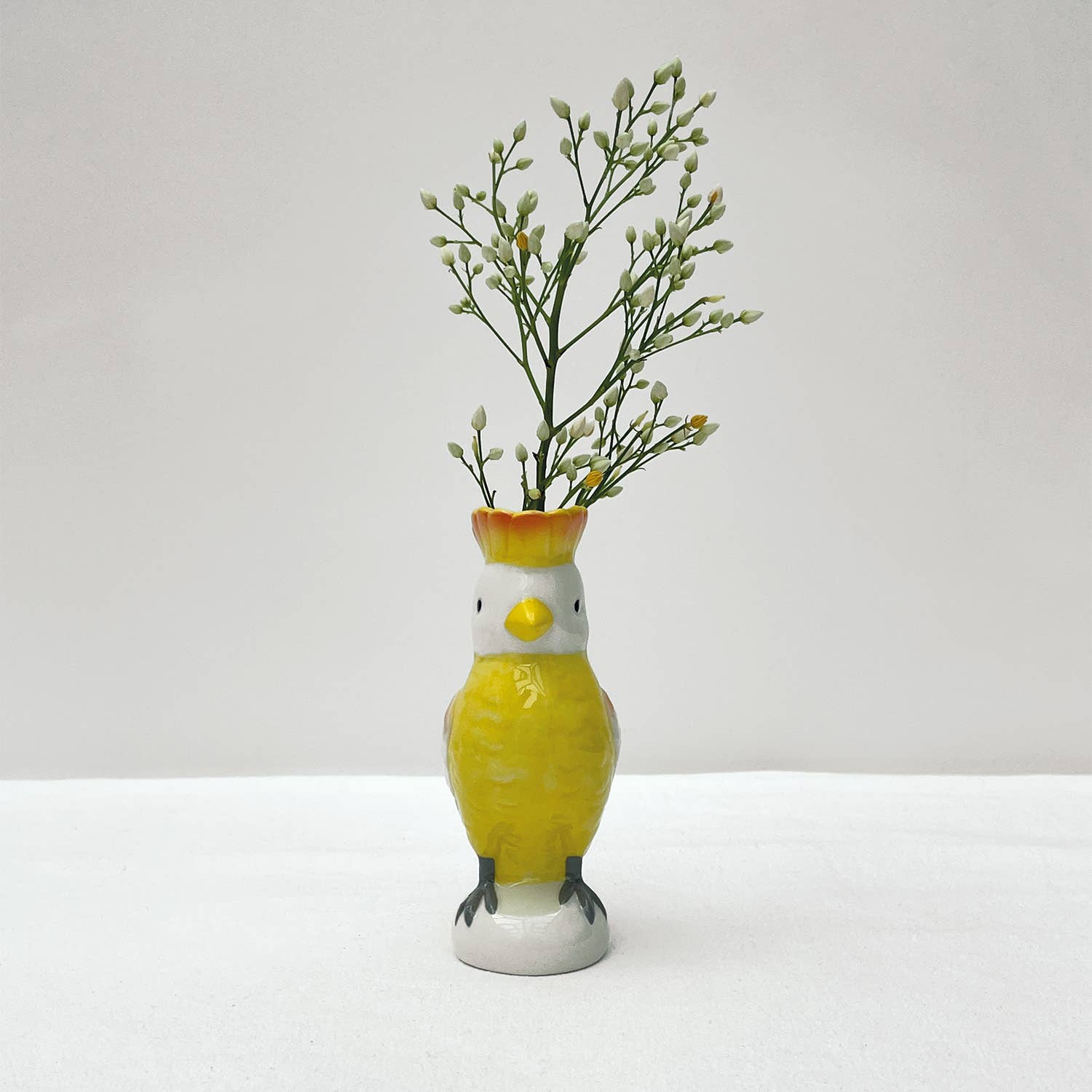 Opjet Paris - Wholesale Vase - Yellow parrot soliflore small L6.5 W5 H13cm1