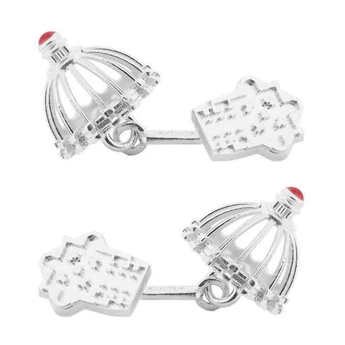 Cupola Silver Cufflinks per la vendita all'ingrosso da parte di Co.ro Jewels