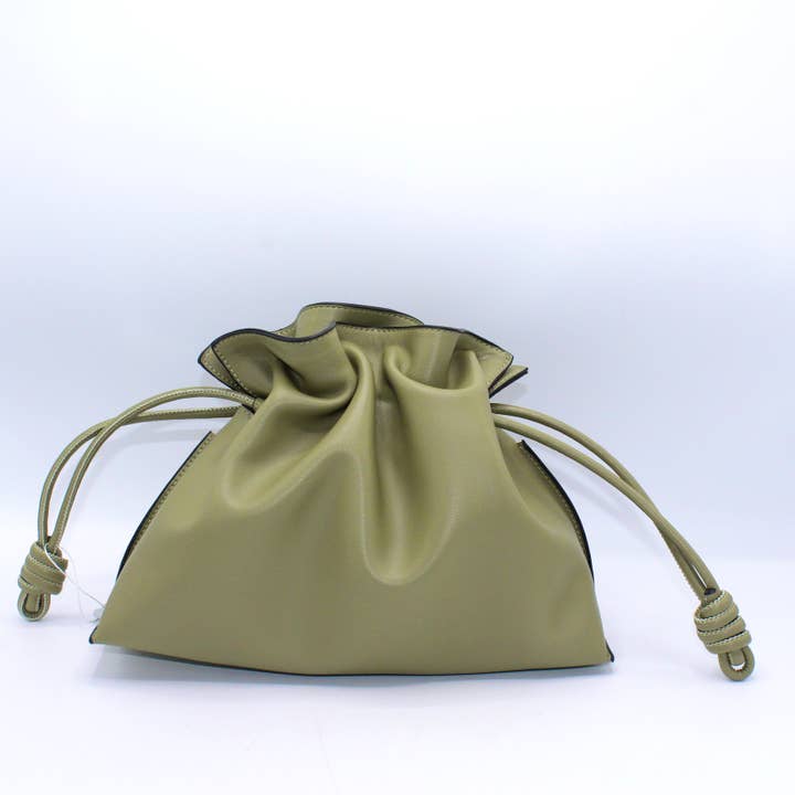 Sook Stainable - Wholesale Shoulder Bag - Women's - Genuine Leather Drawstring Pouch Shoulder Bag5