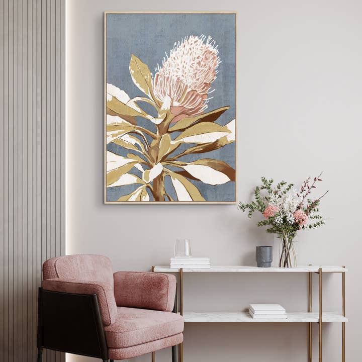 Wild Bloom Study, Hand Painted Canvas for wholesale by Vertuu Design Inc.